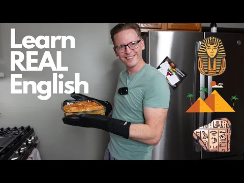 A1: lição de listening — Learn Real Life Inglês While I Cook Egyptian Macaroni Béchamel 🇪🇬 | Pensando Inglés