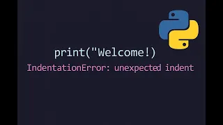 Python IndentationError Fix in 1 Minutes Quick Easy Python Error Solution