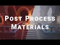 How to Use Post Process Materials in Unreal Engine UEFN