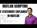 MATLAB TUTORIAL CONTROL STATEMENT IF STATEMENT EXPLAINED IN MATLAB