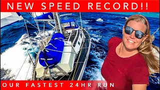 Our FASTEST 24 hours of SAILING – EVER! | Sailing in the Agulhas current Ep.124