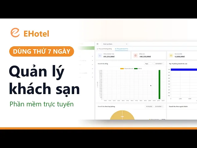 Video giới thiệu phần mềm quản lý khách sạn eHotel