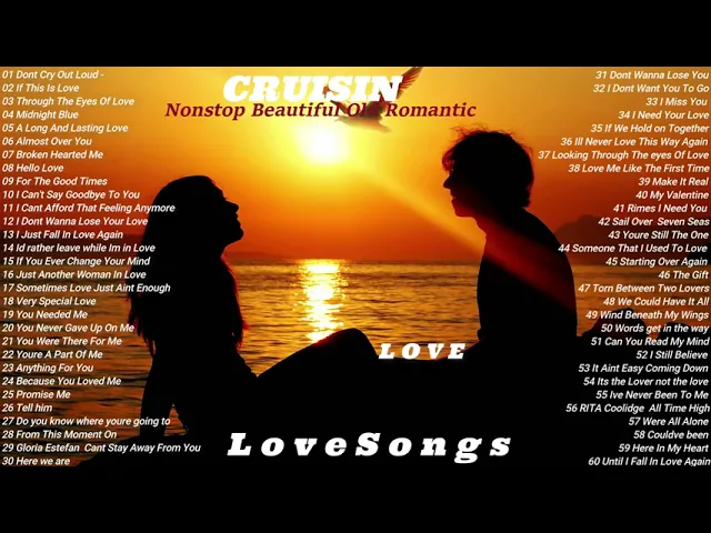 Download MP3 Cruisin Nonstop Old Beautiful Romantic 💖 Love Song Collection