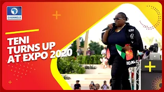 singer teni performs at the expo 2020 in dubai