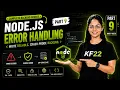 Node js Error Handling in 1 Shot try catch Callbacks Debugging Part 9