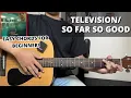 Television/So Far So Good - Rex Orange County (Guitar Tutorial) No Capo! Easy Chords For Beginner!