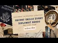 The SECRET Skills Every Diplomat Needs