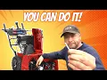 TRICK To Remove Stuck Snowblower Shear Pins