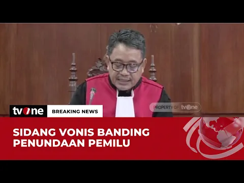 Sidang Vonis Banding Penundaan Pemilu