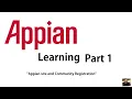 Appian LowCodeDevelopment PART 1