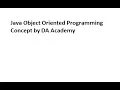 Java Tutorial Session-5 Java Object Oriented Programming Concept