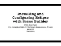 Installing and Configuring Eclipse with Scene Builder