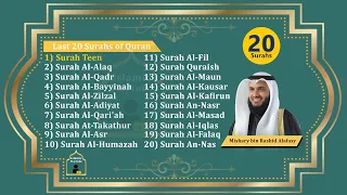 last 20 surahs of quran by mishary rashid al afasy