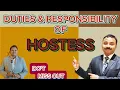 DUTIES RESPONSIBILITY OF HOSTESS RESTAURANT HOSTESS DUTIES