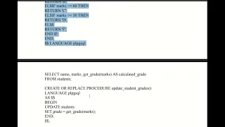 EXECUTION OF USER DEFINED FUNCTIONS AND STORED PROCEDURES IN POSTGRESQL Department of CSE