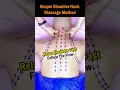 Simple Shoulder Neck Massage Method