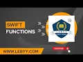 Introduction to Swift Functions Swift for Beginners - Functions Parameters in TELUGU