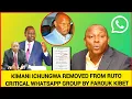 Download Lagu Kimani Ichungwa removed from Ruto critical Whatsapp group over his remarks ahead of Gachagua arrival