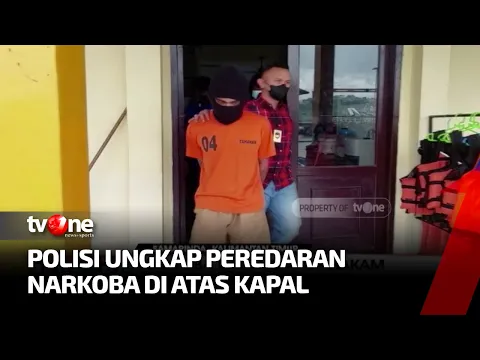 Sat Polairud Samarinda Tangkap Kurir Narkoba Transaksi di Atas Kapal