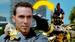 tommy s first morph as the black dino ranger back in black power ranger dino thunder full scene
