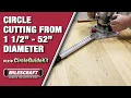 Milescraft 1219 CircleGuideKit - Cutting Circles with your Router