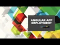 Angular application deployment in AWS s3