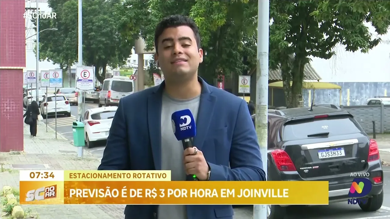 Joinville divulga novo valor do estacionamento rotativo na cidade