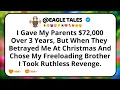 I Gave My Parents $72,000 Over 3 Years, But When They Betrayed Me At Christmas And Chose My...
