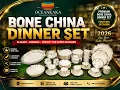 Luxury Bone China Dinner Set 2026 Premium Dinnerware Collection OceanKAKA Crockery