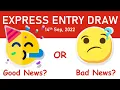 Another SURPRISE from IRCC Express Entry Draw Result 14th September