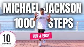 Walk Off Belly Fat With Michael Jackson │ 1000 Steps │ 10 Min, No Jumping