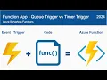 Understanding Azure Serverless Function App - Azure queue trigger vs Timer trigger 2024