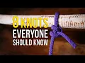 Eight Knots EVERYONE should know The BEST KNOTS