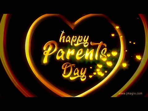 Download MP3 Happy Parents day greeting  animated video , Digital greeting , no copyright video