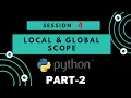 11 Local and Global Scope in Python