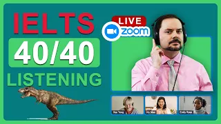 IELTS Live Class - Listening Test - Uni and T-Rex