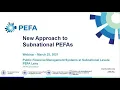 Public Financial Management Systems at subnational levels PEFA Lens March 25th 2021