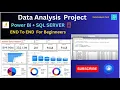 Power BI SQL Server I Data Analysis Portfolio I End To End I Beginner To Expert
