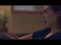 Elizabeth Olsen foot massage