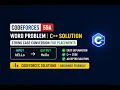 Codeforces 59A - Word Problem C Solution String Case Conversion for Placements