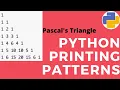 Pascal Triangle in python Python Pattern Printing