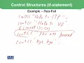 Control structure if-statement Introduction to Computing CS101 - Topic119