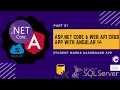 ASP NET CORE WEB API CRUD With Angular 14 - NET 6 CRUD WEB API Part 01