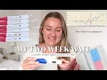 TWO WEEK WAIT how I knew I was pregnant before I tested ttc early testing line progression