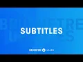 Alternate Titles are now Subtitles