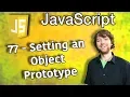 JavaScript Programming Tutorial 77 - Setting an Object Prototype Using Object setPrototypeOf