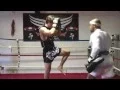 Leo Howard - Muay Thai Training