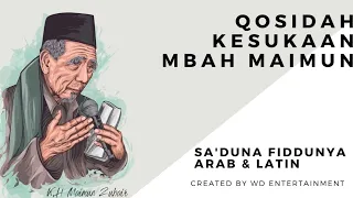 Download QOSIDAH SA'DUNA FIDDUNYA ARAB \u0026 LATIN MP3