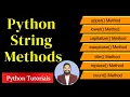Python String Methods Python Tutorials for Beginners Hindi