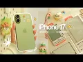 Lagu iPhone 17 (sage) aesthetic unboxing + setup \u0026 accessories 🍐.𖥔 ݁ ft. Moft